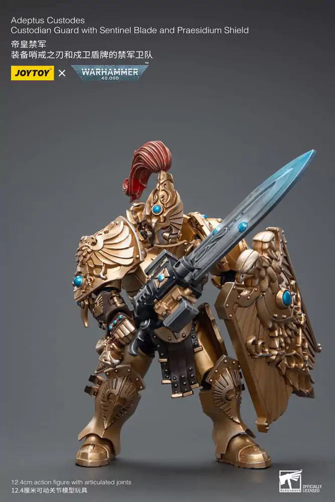 Warhammer 40k Action Figure 1/18 Adeptus Custodes Custodian Guard with Sentinel Blade and Praesidium Shield termékfotó