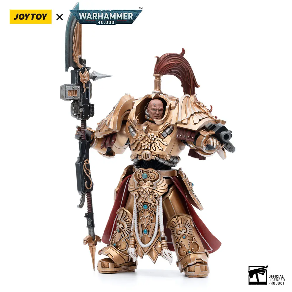 Warhammer 40k Action Figure 1/18 Adeptus Custodes Shield-Captain in Allarus Terminator Armour Hydon Seronis 14 cm product photo