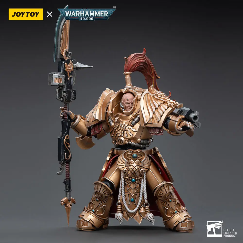 Warhammer 40k Action Figure 1/18 Adeptus Custodes Shield-Captain in Allarus Terminator Armour Hydon Seronis 14 cm product photo