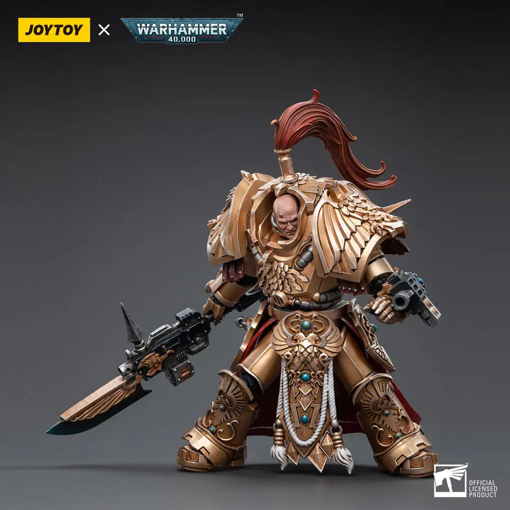Warhammer 40k Action Figure 1/18 Adeptus Custodes Shield-Captain in Allarus Terminator Armour Hydon Seronis 14 cm product photo
