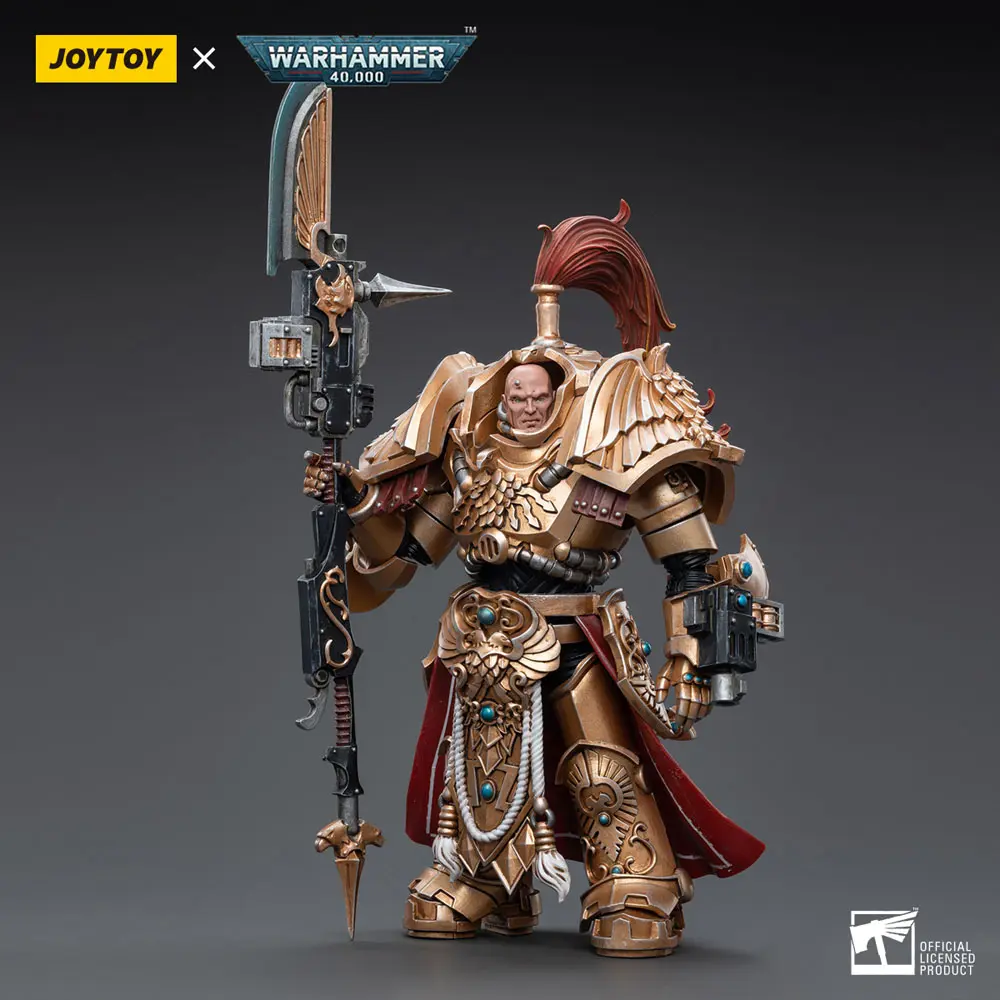 Warhammer 40k Action Figure 1/18 Adeptus Custodes Shield-Captain in Allarus Terminator Armour Hydon Seronis 14 cm product photo