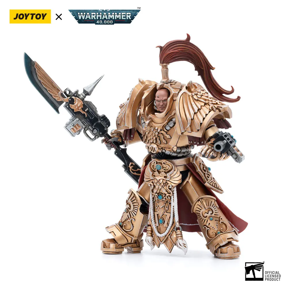Warhammer 40k Action Figure 1/18 Adeptus Custodes Shield-Captain in Allarus Terminator Armour Hydon Seronis 14 cm product photo