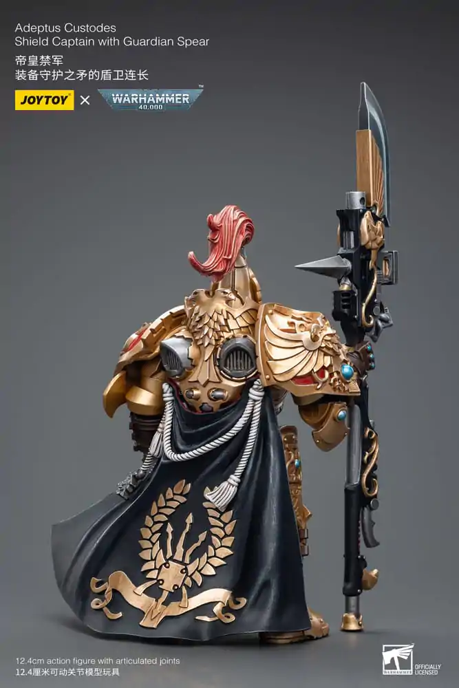 Warhammer 40k Action Figure 1/18 Adeptus Custodes Shield Captain with Guardian Spear 12 cm termékfotó