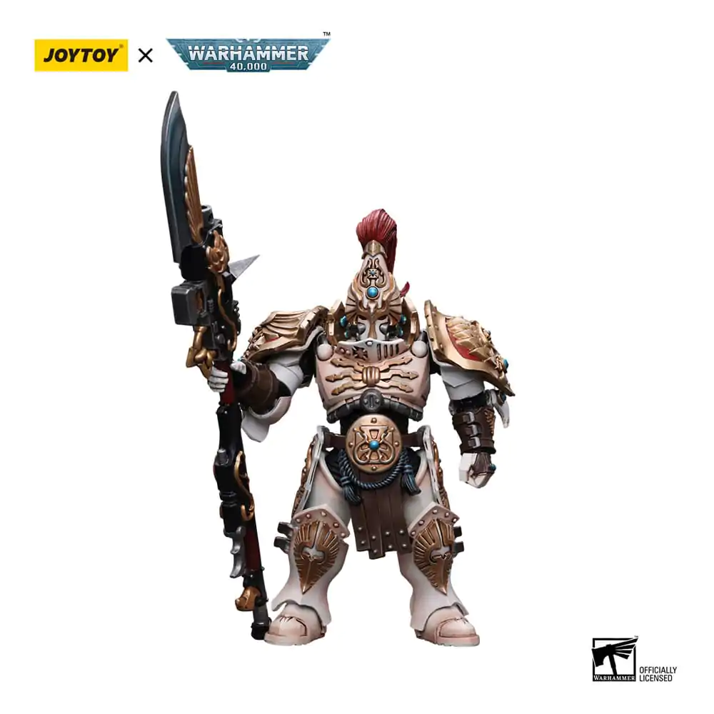 Warhammer 40k Action Figure 1/18 Adeptus Custodes Solar Watch Custodian Guard with Guardian Spear 12 cm product photo