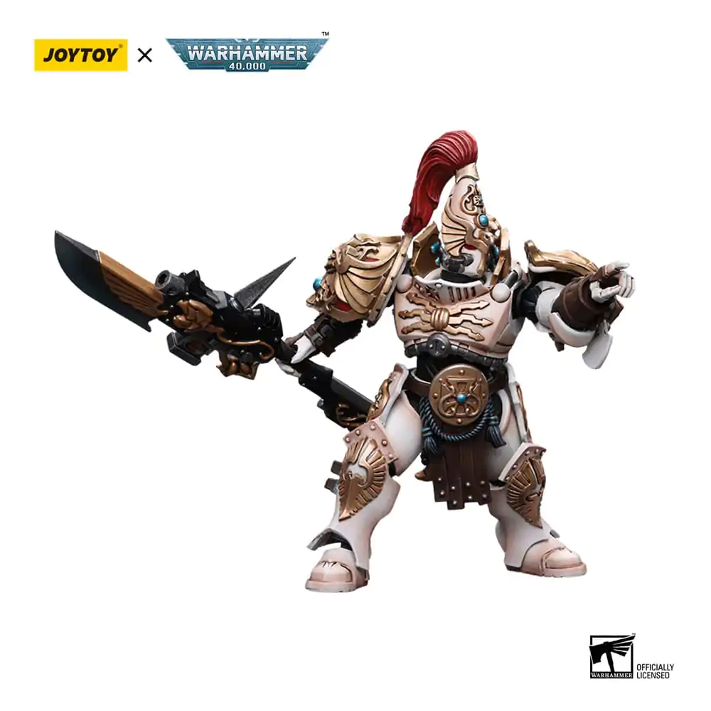 Warhammer 40k Action Figure 1/18 Adeptus Custodes Solar Watch Custodian Guard with Guardian Spear 12 cm product photo