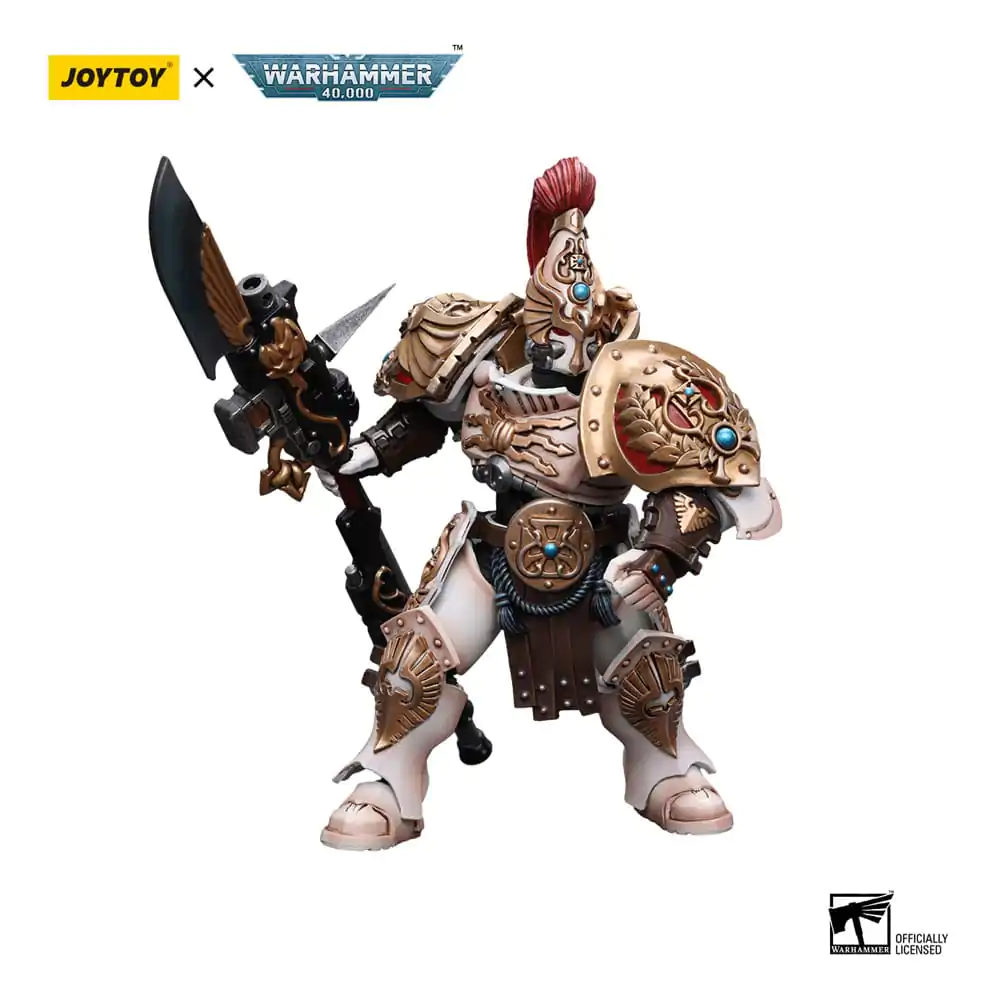 Warhammer 40k Action Figure 1/18 Adeptus Custodes Solar Watch Custodian Guard with Guardian Spear 12 cm product photo