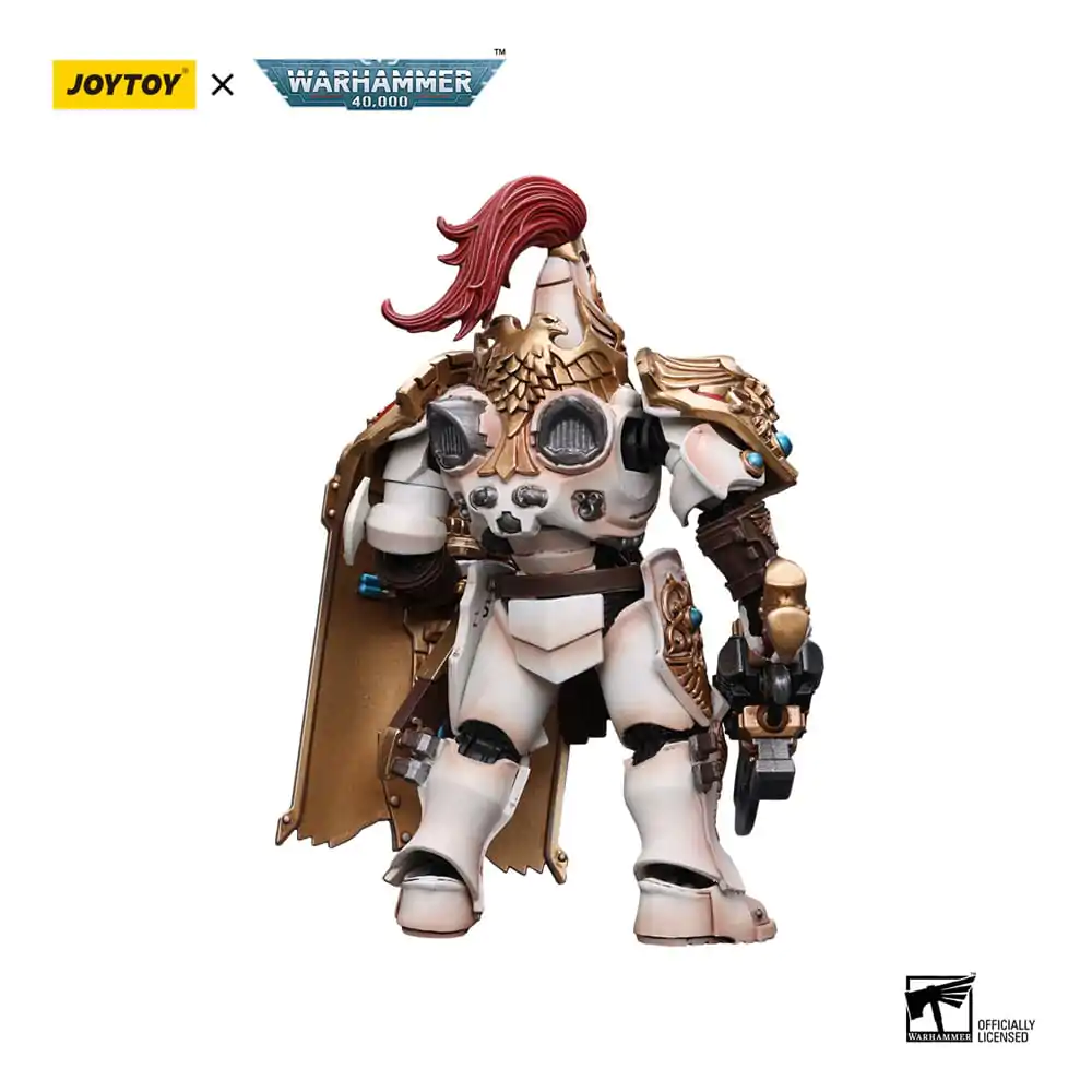 Warhammer 40k Action Figure 1/18 Adeptus Custodes Solar Watch Custodian Guard with Sentinel Blade and Praesidium Shield 12 cm product photo
