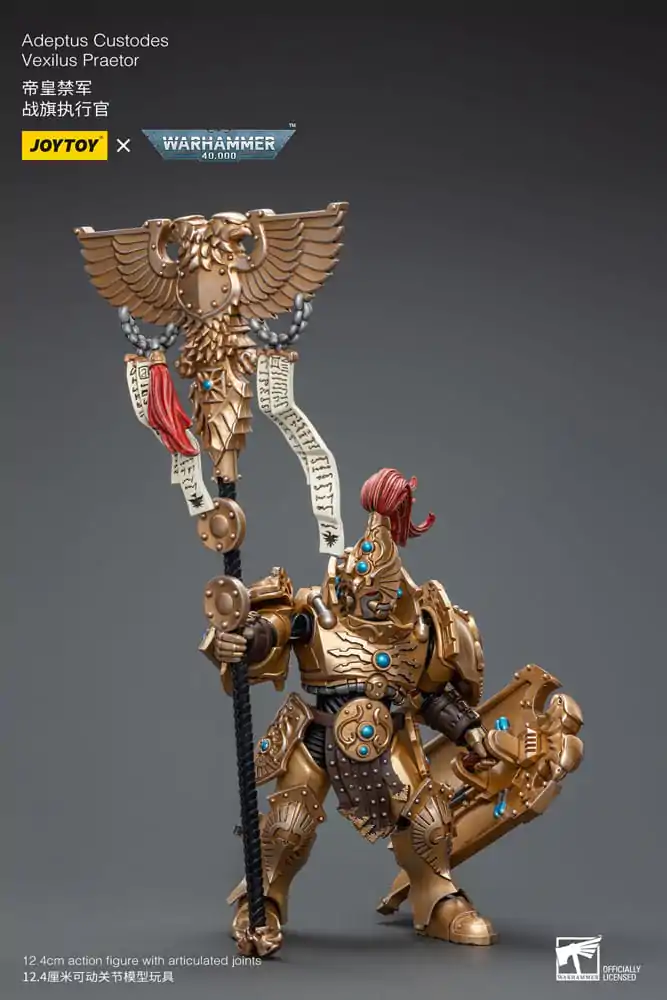 Warhammer 40k Action Figure 1/18 Adeptus Custodes Vexilus Praetor termékfotó