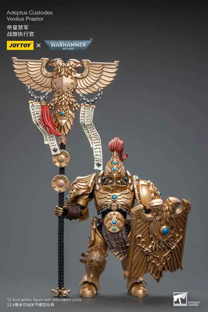 Warhammer 40k Action Figure 1/18 Adeptus Custodes Vexilus Praetor termékfotó