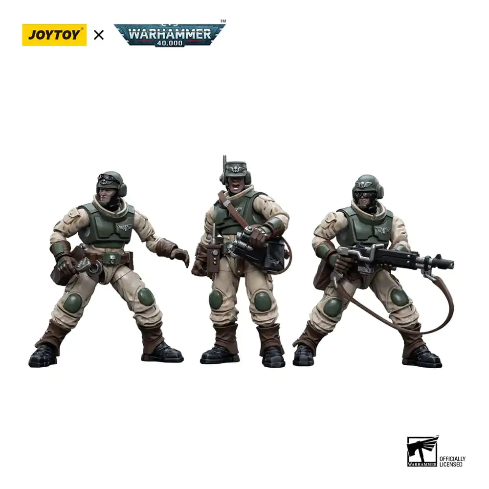 Warhammer 40k Action Figure 1/18 Astra Militarum Ordnance Team with Bombast Field Gun Artillery 12 cm product photo
