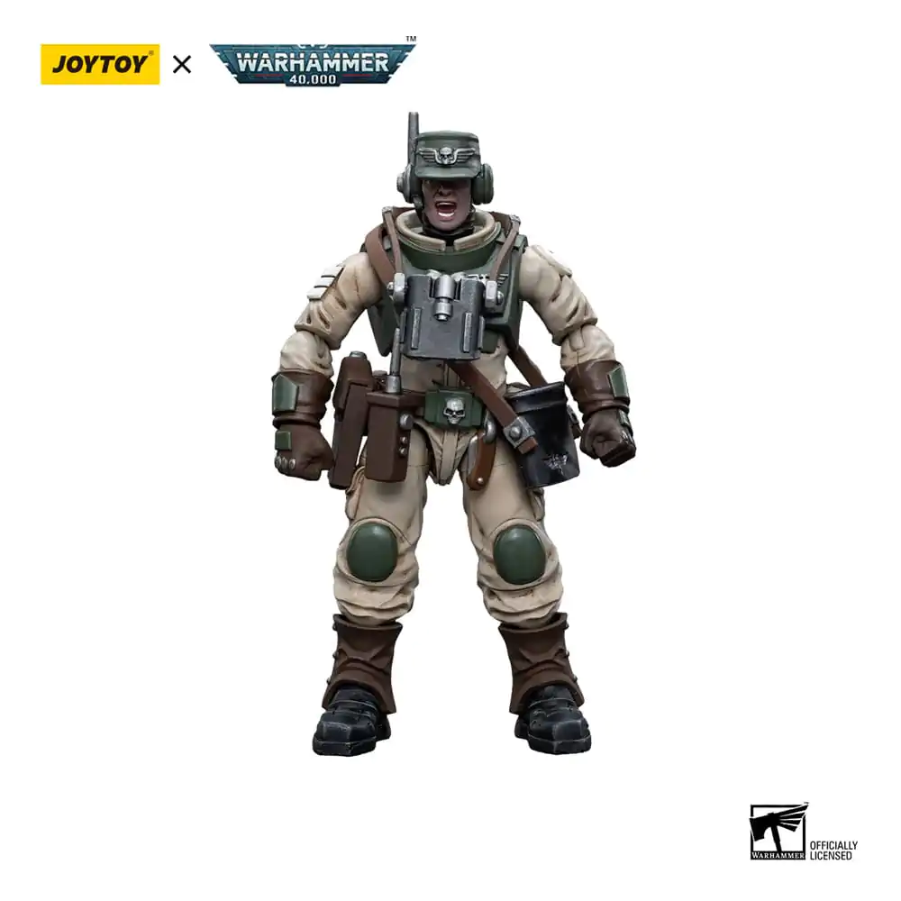 Warhammer 40k Action Figure 1/18 Astra Militarum Ordnance Team with Bombast Field Gun Artillery 12 cm product photo