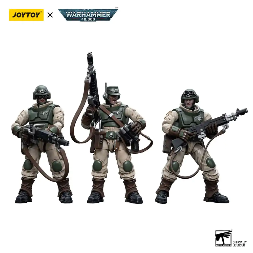 Warhammer 40k Action Figure 1/18 Astra Militarum Ordnance Team with Bombast Field Gun Artillery 12 cm product photo