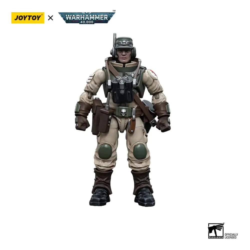 Warhammer 40k Action Figure 1/18 Astra Militarum Ordnance Team with Malleus Rocket Launcher Ordnance Brigade 12 cm product photo