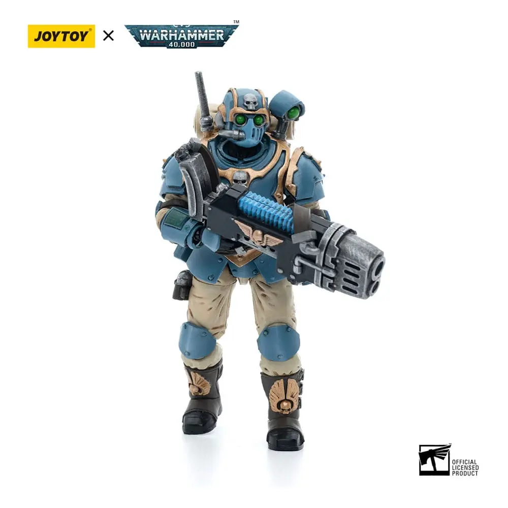 Warhammer 40k Action Figure 1/18 Astra Militarum Tempestus Scions 55th Kappic Eagles Plasma Gunnert 12 cm product photo