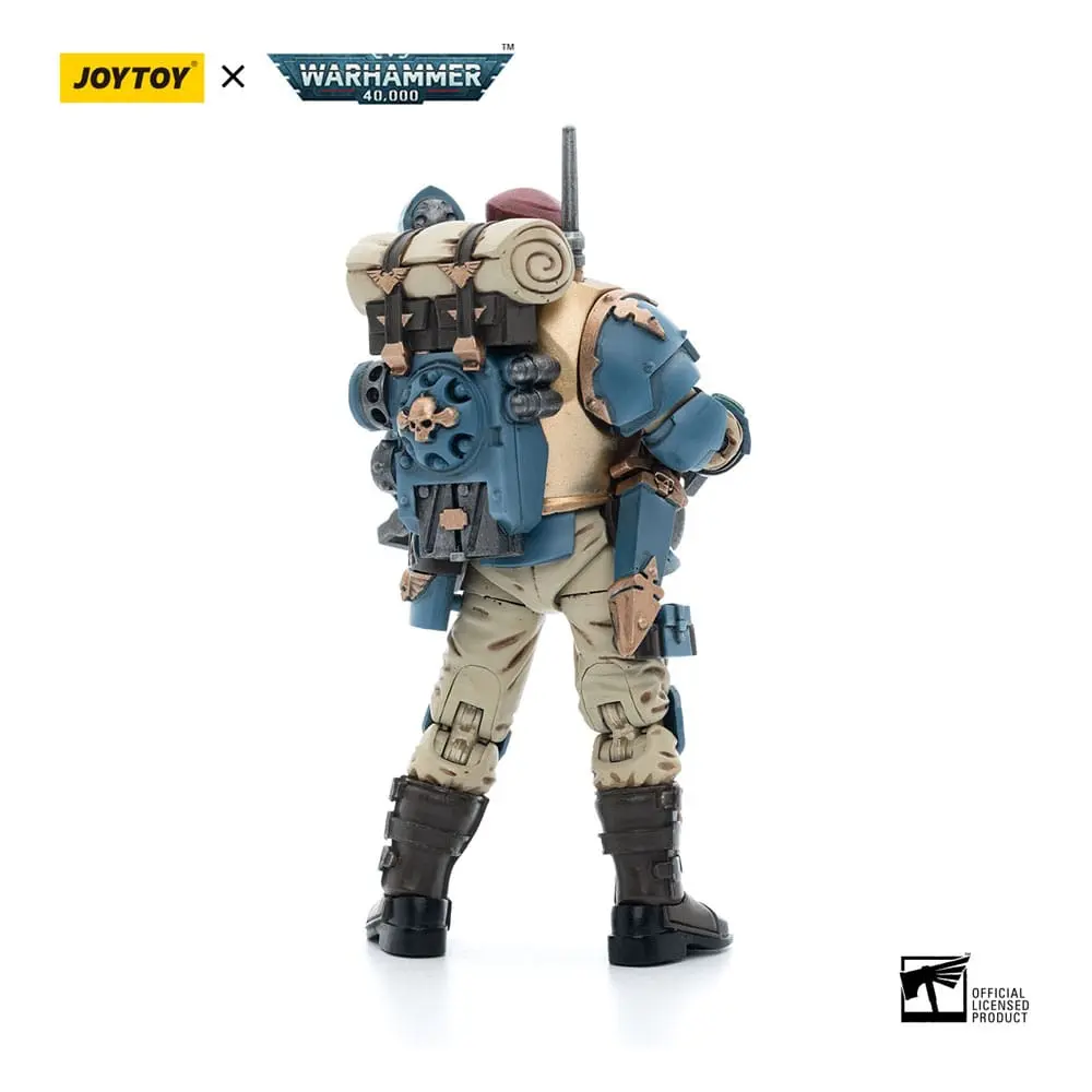 Warhammer 40k Action Figure 1/18 Astra Militarum Tempestus Scions Command Squad 55th Kappic Eagles Grenadier 12 cm product photo