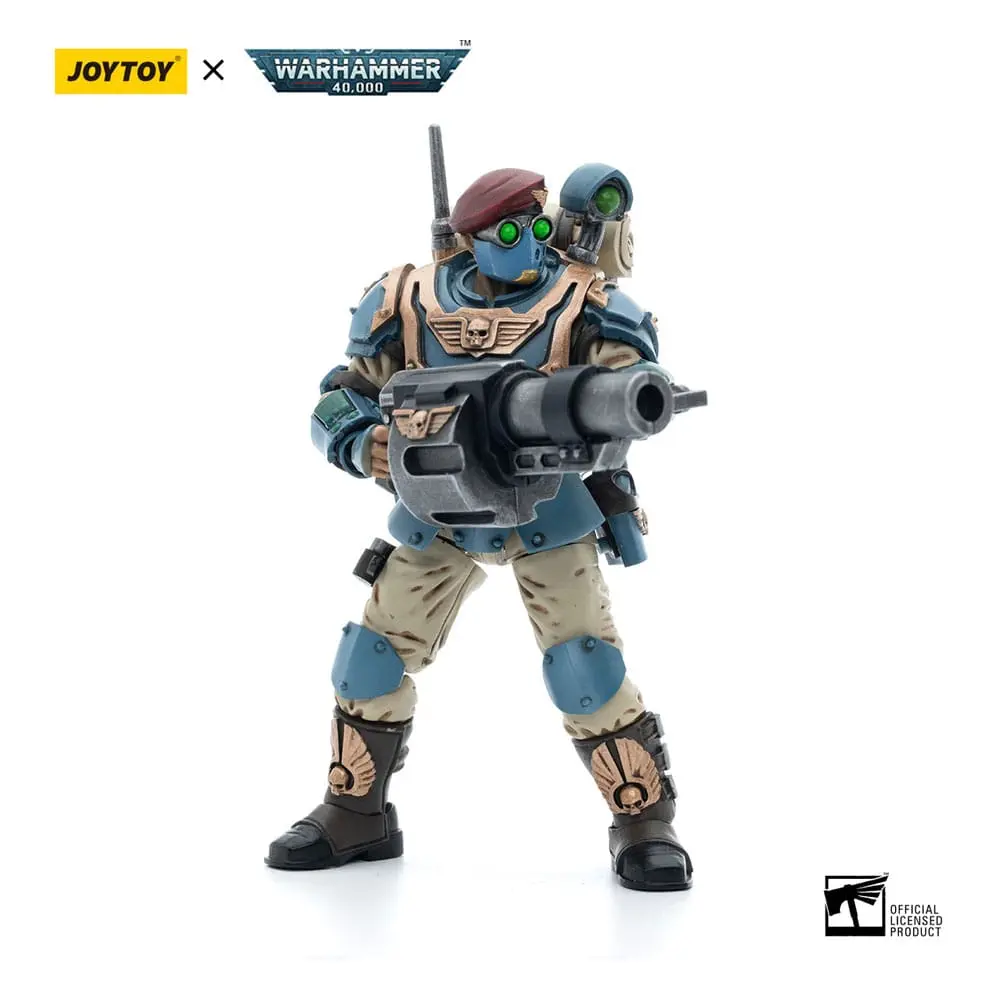 Warhammer 40k Action Figure 1/18 Astra Militarum Tempestus Scions Command Squad 55th Kappic Eagles Grenadier 12 cm product photo