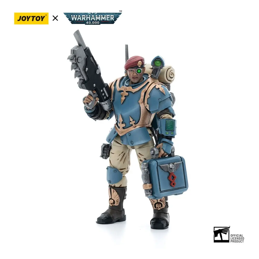 Warhammer 40k Action Figure 1/18 Astra Militarum Tempestus Scions Command Squad 55th Kappic Eagles Medic 12 cm product photo