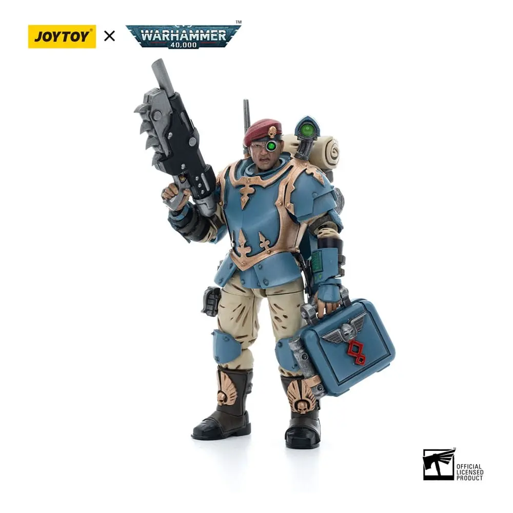 Warhammer 40k Action Figure 1/18 Astra Militarum Tempestus Scions Command Squad 55th Kappic Eagles Medic 12 cm product photo