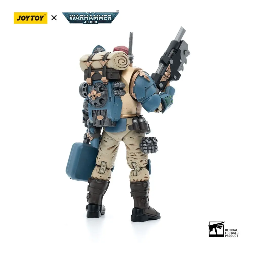 Warhammer 40k Action Figure 1/18 Astra Militarum Tempestus Scions Command Squad 55th Kappic Eagles Medic 12 cm product photo