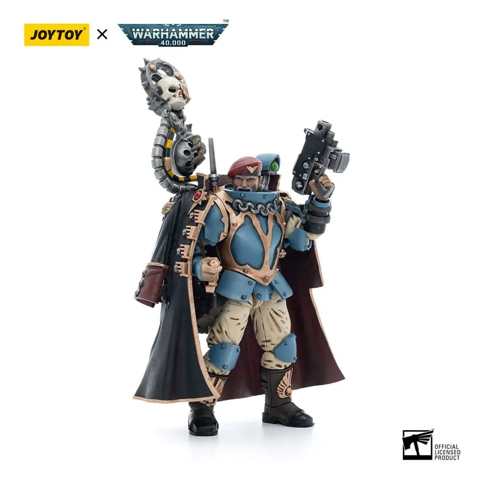 Warhammer 40k Action Figure 1/18 Astra Militarum Tempestus Scions Command Squad 55th Kappic Eagles Tempestor Prime 12 cm product photo