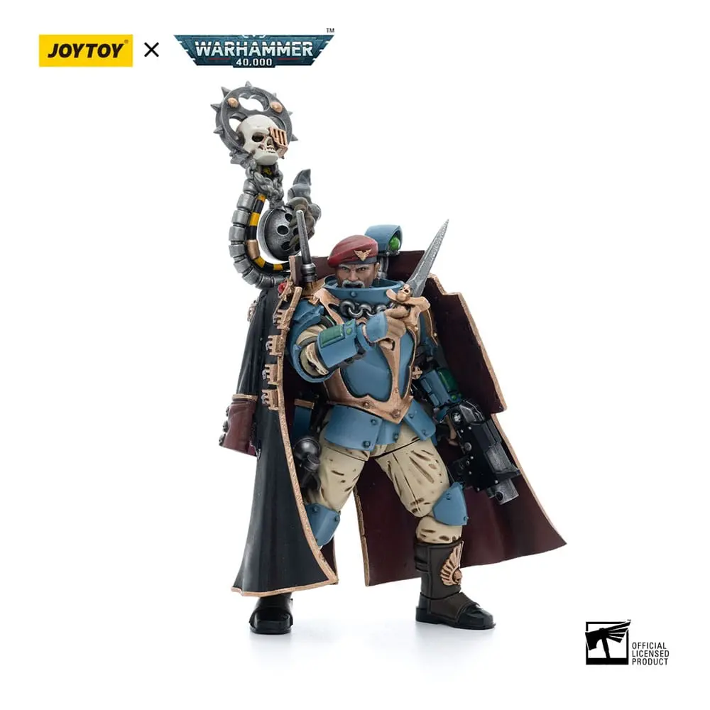 Warhammer 40k Action Figure 1/18 Astra Militarum Tempestus Scions Command Squad 55th Kappic Eagles Tempestor Prime 12 cm product photo