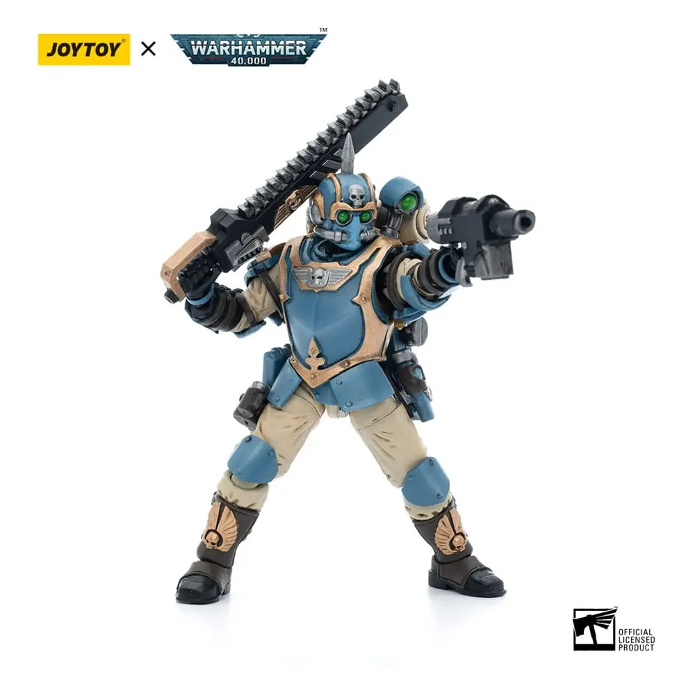 Warhammer 40k Action Figure 1/18 Astra Militarum Tempestus Scions Squad 55th Kappic Eagles Tempestor 12 cm product photo