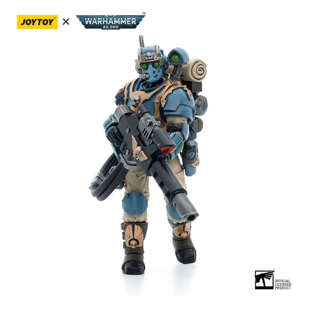 Warhammer 40k Action Figure 1/18 Astra Militarum Tempestus Scions Squad 55th Kappic Eagles Tempestus Scion 1 12 cm product photo