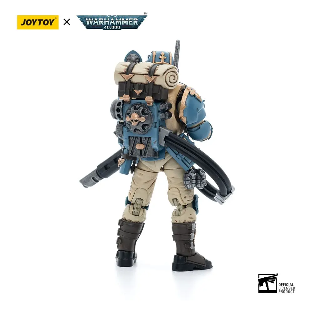 Warhammer 40k Action Figure 1/18 Astra Militarum Tempestus Scions Squad 55th Kappic Eagles Tempestus Scion 1 12 cm product photo