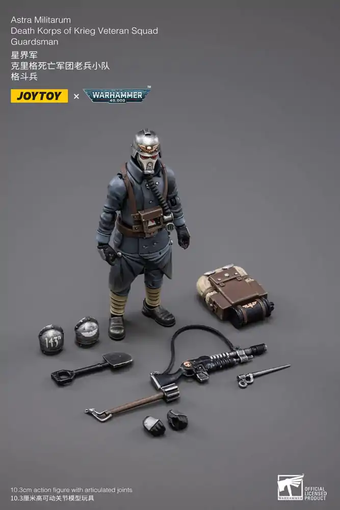 Warhammer 40k Action Figure 1/18 Astra MilitarumDeath Korps of Krieg Veteran Squad Guardsman 11 cm termékfotó