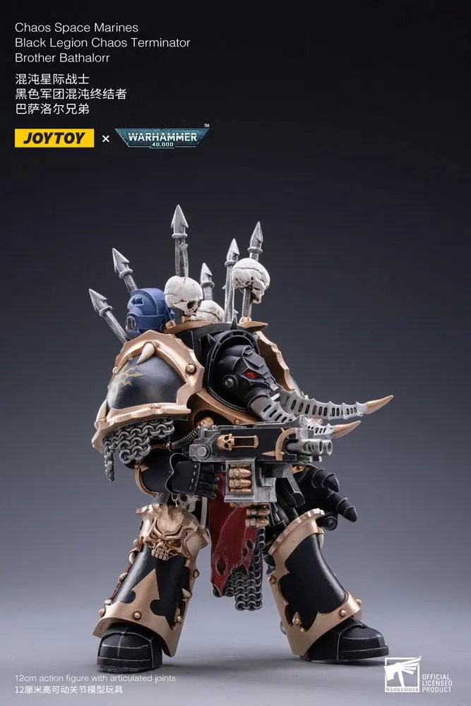 Warhammer 40k Action Figure 1/18 Black Legion Brother Bathalorr 17 cm product photo