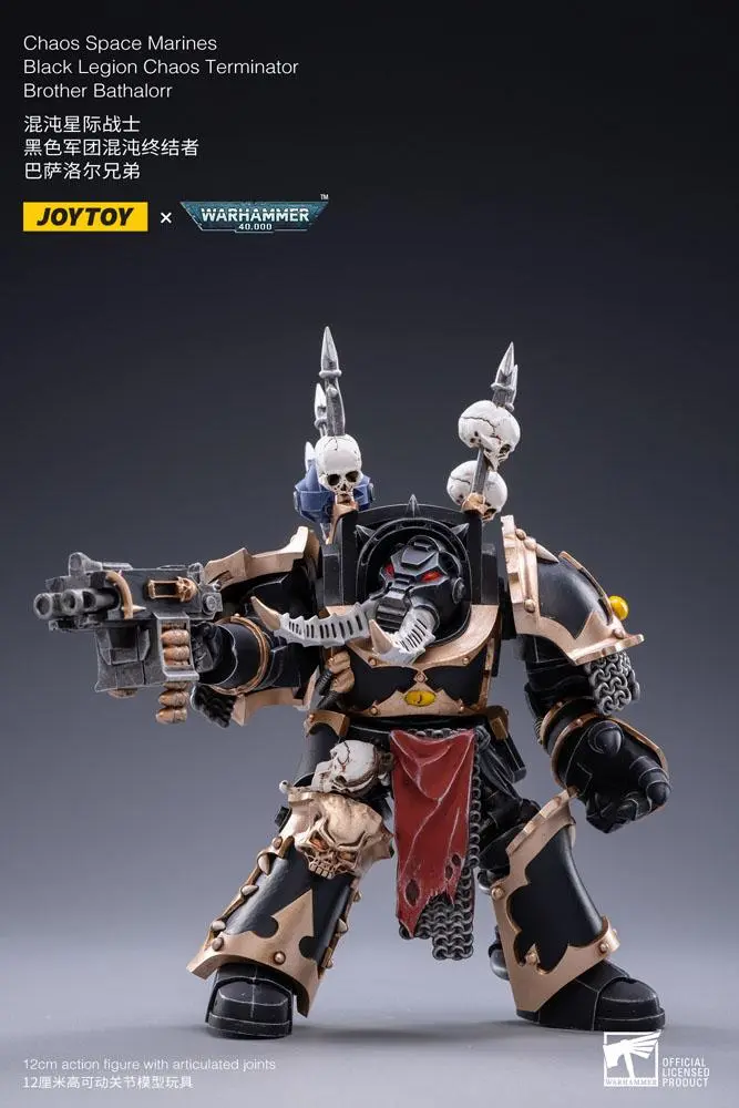 Warhammer 40k Action Figure 1/18 Black Legion Brother Bathalorr 17 cm product photo