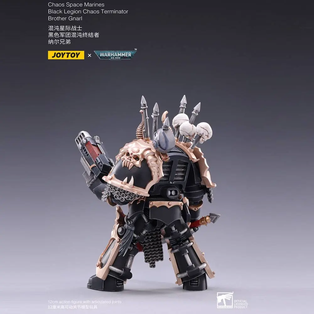 Warhammer 40k Action Figure 1/18 Black Legion Brother Gnarl 17 cm product photo