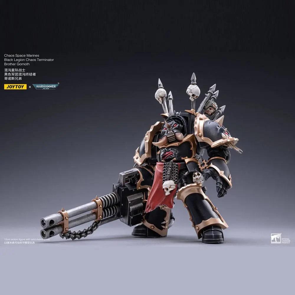 Warhammer 40k Action Figure 1/18 Black Legion Brother Gornoth 17 cm product photo