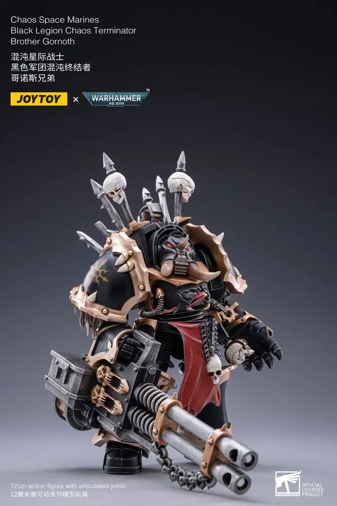 Warhammer 40k Action Figure 1/18 Black Legion Brother Gornoth 17 cm product photo
