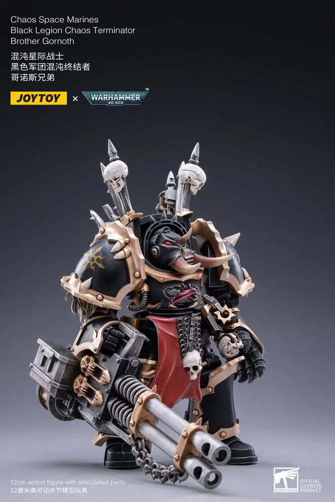 Warhammer 40k Action Figure 1/18 Black Legion Brother Gornoth 17 cm product photo