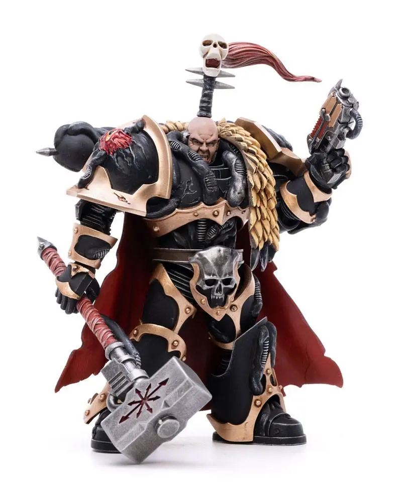 Warhammer 40k Action Figure 1/18 Black Legion Chaos Lord Khalos the Ravager 16 cm product photo