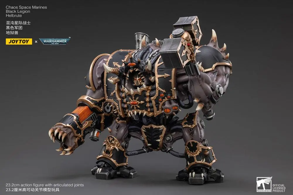 Warhammer 40k Action Figure 1/18 Black Legion Helbrute 23 cm product photo