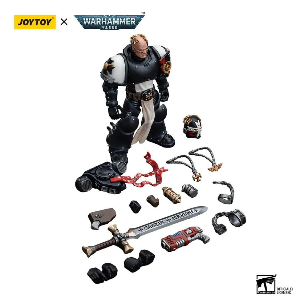 Warhammer 40k Action Figure 1/18 Black Templars Emperor's Champion Bayard's Revenge 12 cm product photo