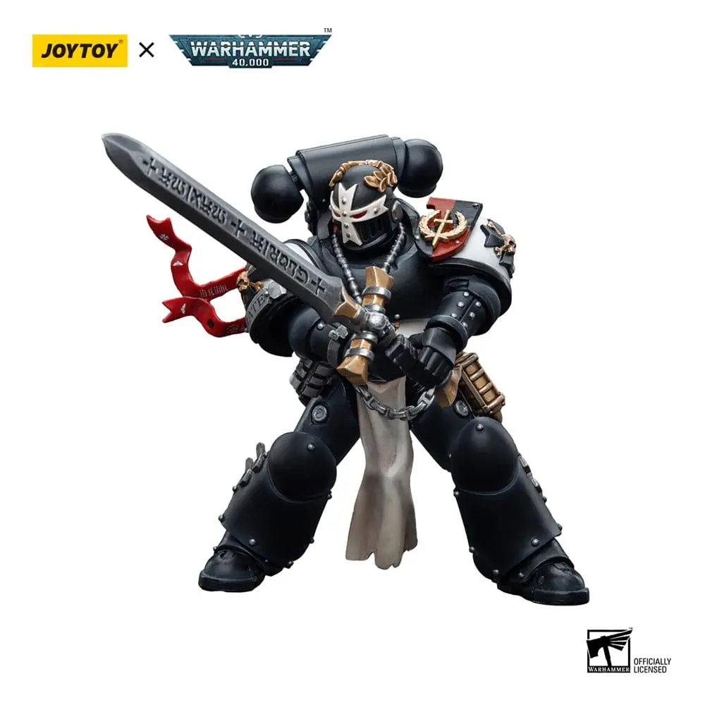 Warhammer 40k Action Figure 1/18 Black Templars Emperor's Champion Bayard's Revenge 12 cm product photo