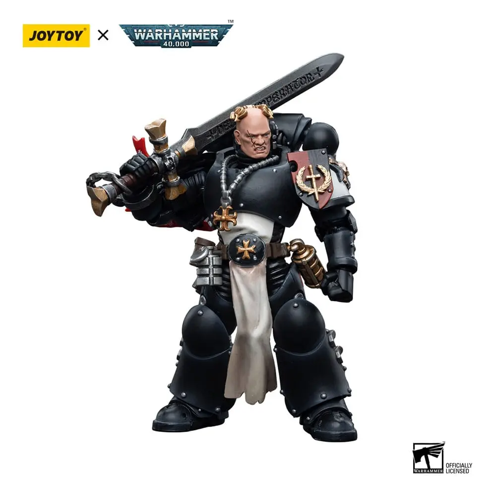 Warhammer 40k Action Figure 1/18 Black Templars Emperor's Champion Bayard's Revenge 12 cm product photo