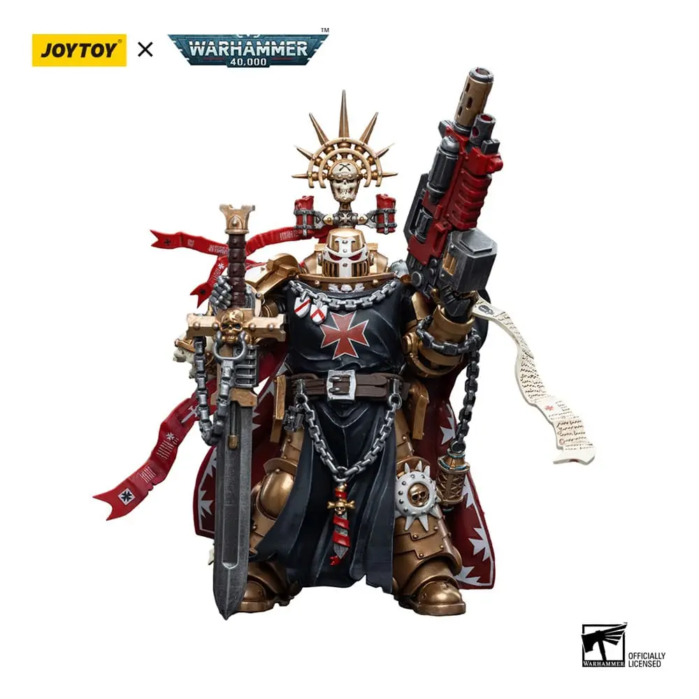 Warhammer 40k Action Figure 1/18 Black Templars High Marshal Helbrecht 12 cm termékfotó