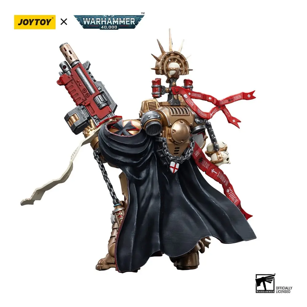 Warhammer 40k Action Figure 1/18 Black Templars High Marshal Helbrecht 12 cm termékfotó