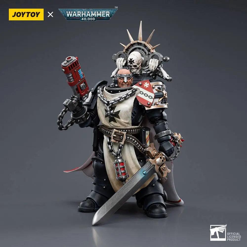 Warhammer 40k Action Figure 1/18 Black Templars Marshal Baldeckrath 12 cm termékfotó