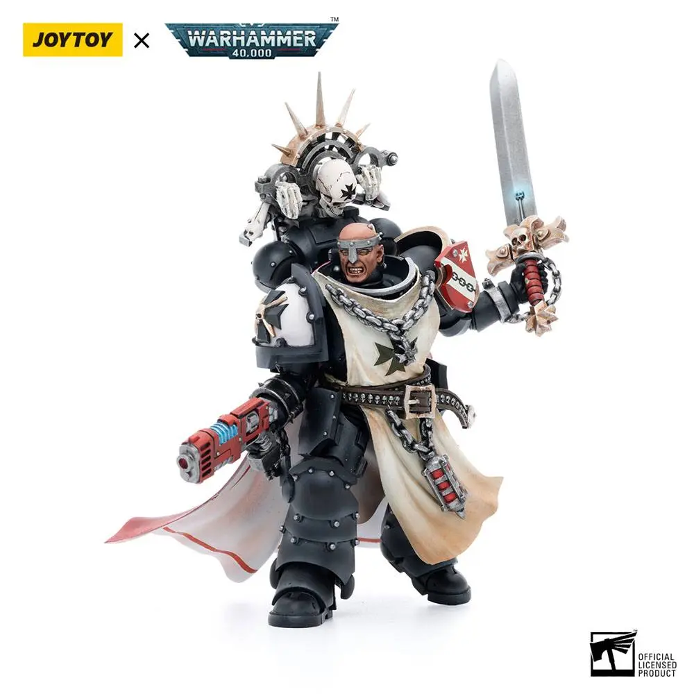 Warhammer 40k Action Figure 1/18 Black Templars Marshal Baldeckrath 12 cm termékfotó