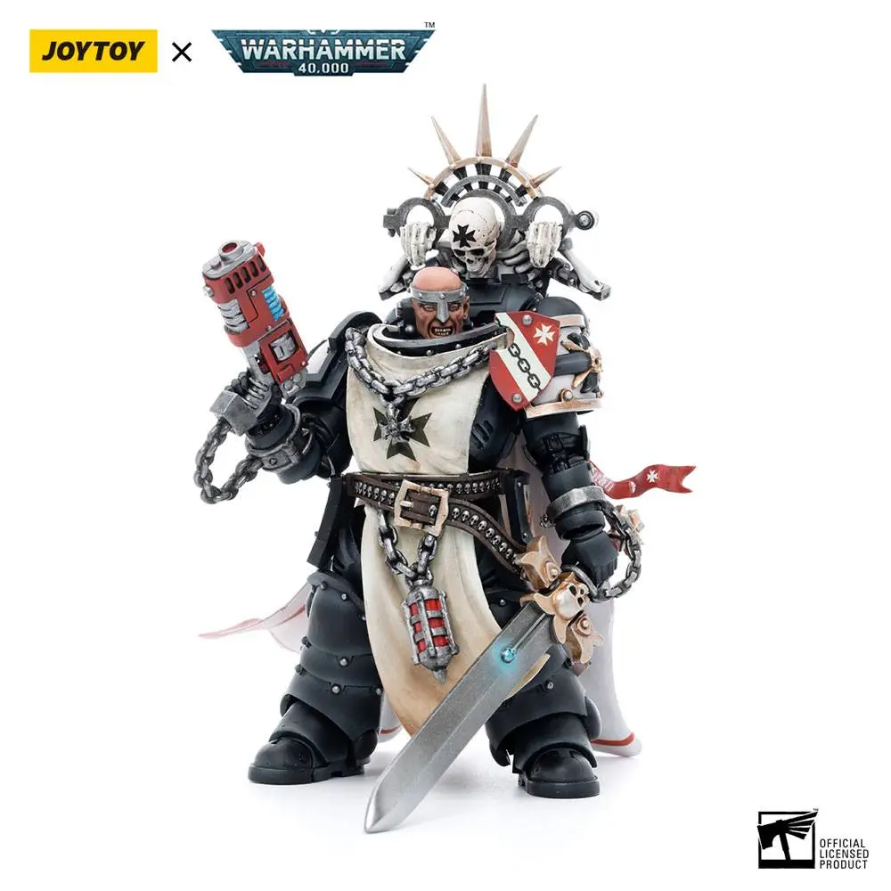 Warhammer 40k Action Figure 1/18 Black Templars Marshal Baldeckrath 12 cm termékfotó