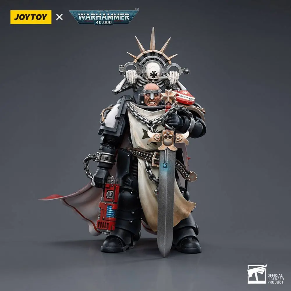 Warhammer 40k Action Figure 1/18 Black Templars Marshal Baldeckrath 12 cm termékfotó