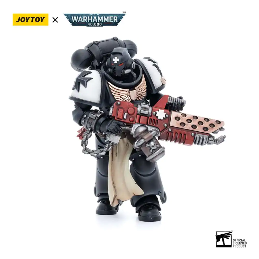 Warhammer 40k Action Figure 1/18 Black Templars Primaris Initiate Brother Raemont 12 cm product photo