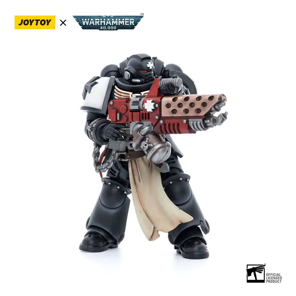 Warhammer 40k Action Figure 1/18 Black Templars Primaris Initiate Brother Raemont 12 cm product photo