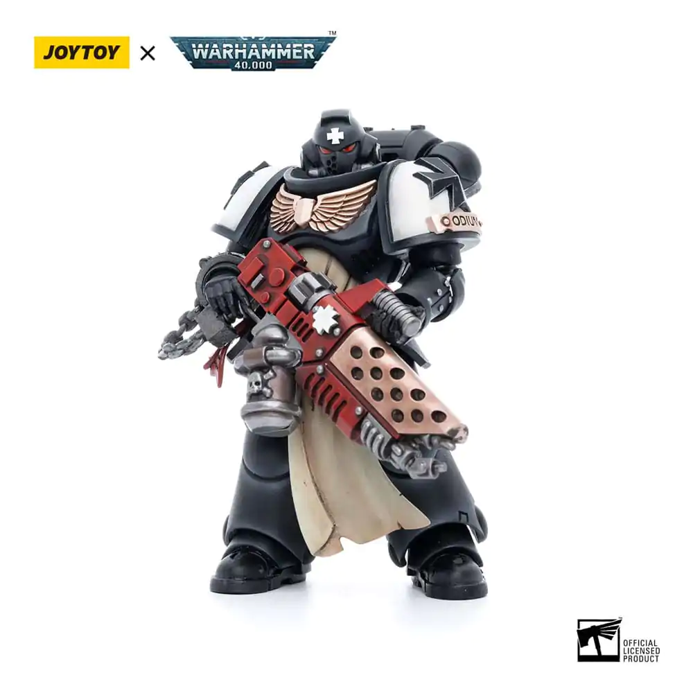Warhammer 40k Action Figure 1/18 Black Templars Primaris Initiate Brother Raemont 12 cm product photo