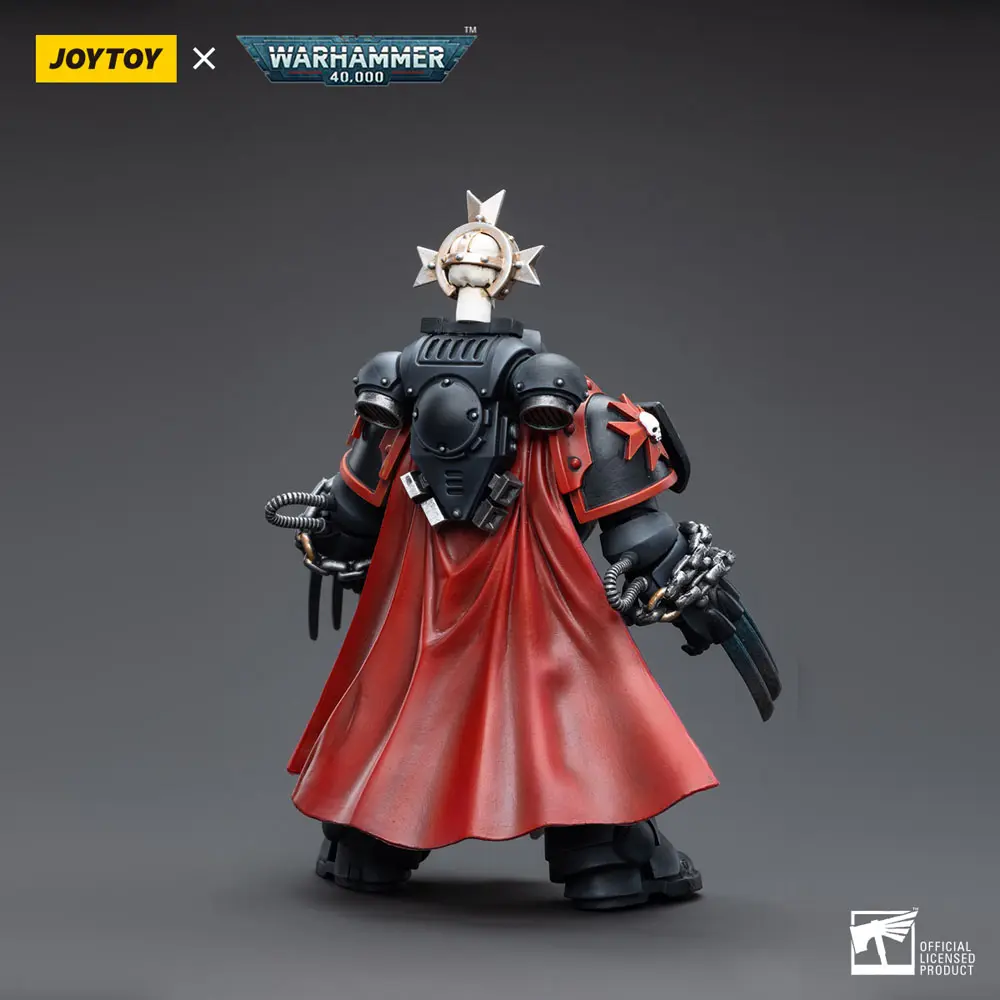 Warhammer 40k Action Figure 1/18 Black Templars Primaris Sword Brethren Alberic 12 cm product photo